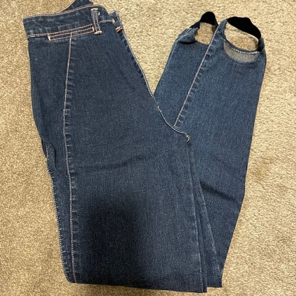 Vintage high waisted puma skinny jeans